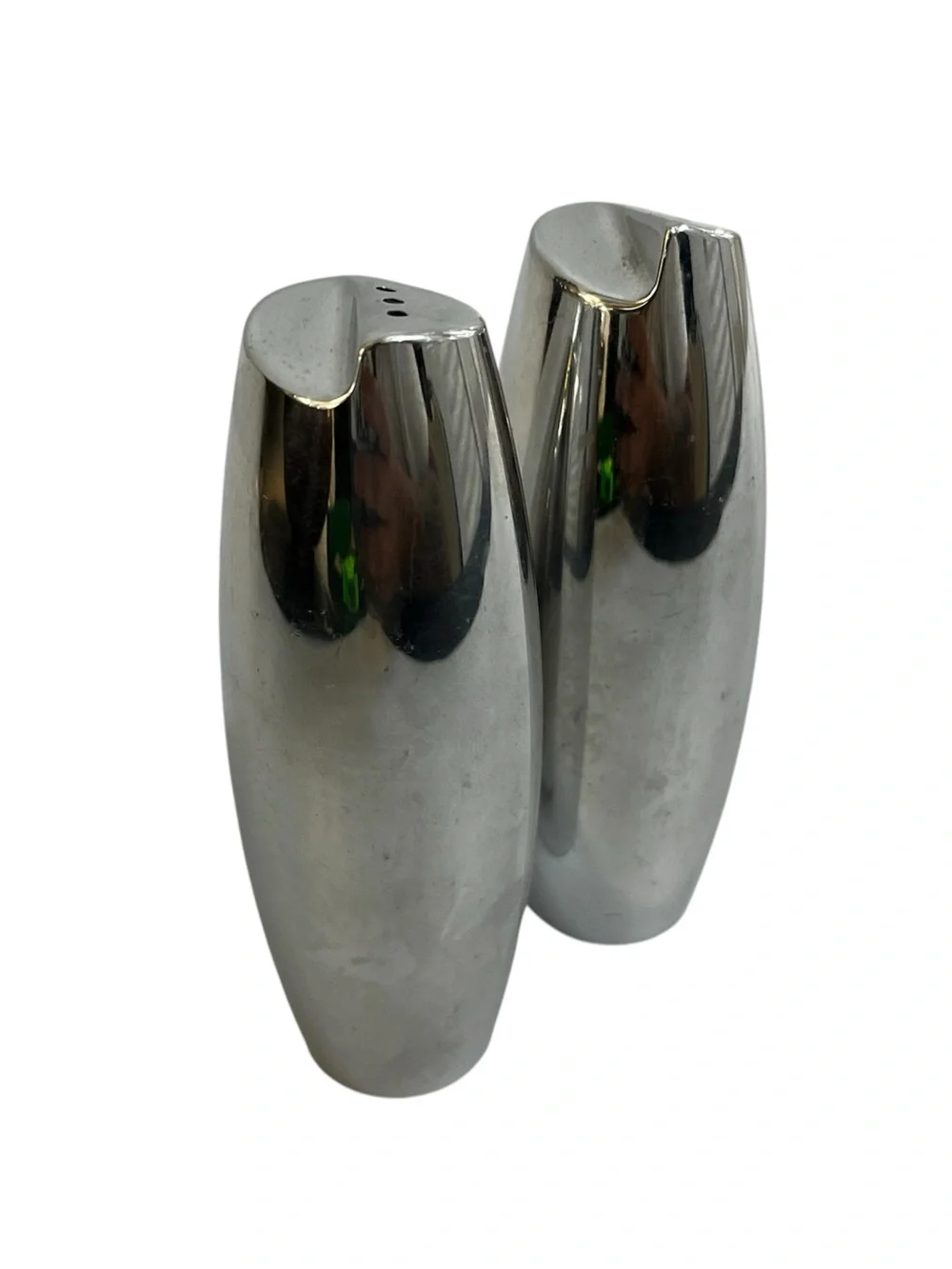 Vintage 1999 Nambe 6091 Salt & Pepper Shakers 4